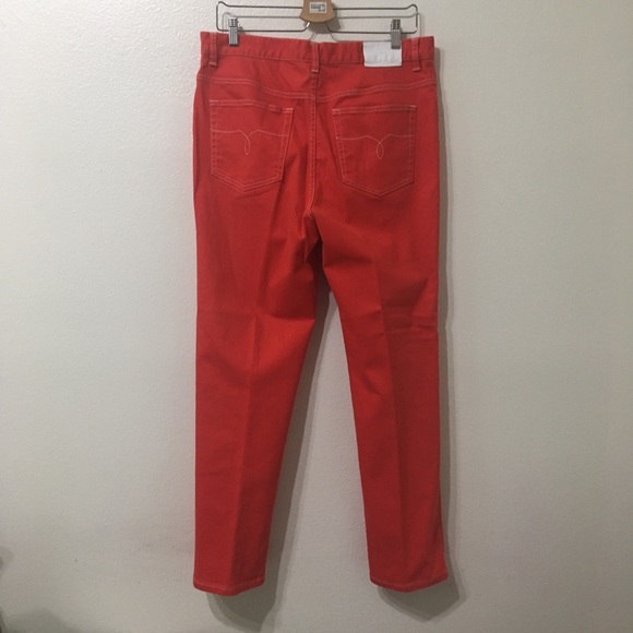 Lauren Jeans Co-Nice soft red jeans - 12 - Picture 3 of 6